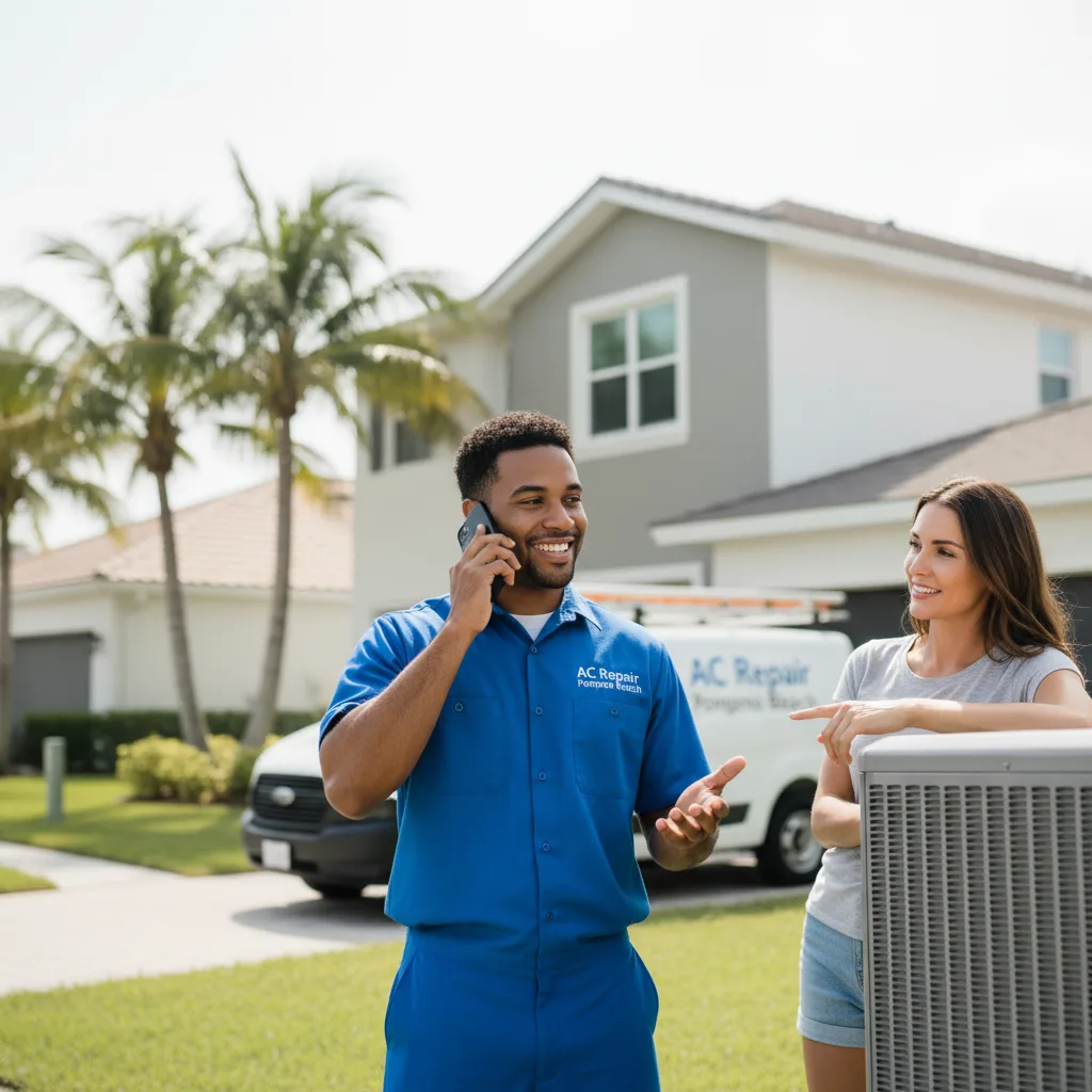AC Repair Pompano Beach customer support in Stopover